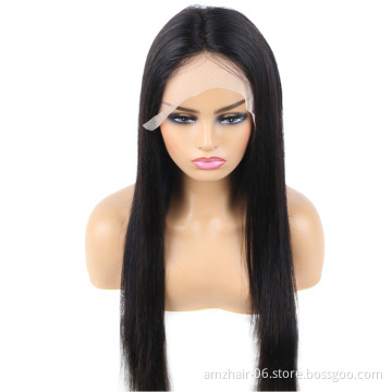 2021 Trending Style Cheap Brazilian Straight Human Hair Wig13x6 Lace Front  wigs 150%Density Hd Swiss Lace Frontal Wig For Women